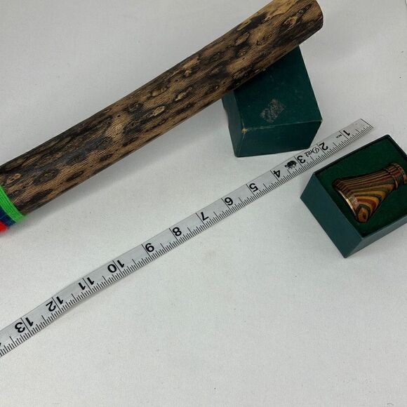 Bamboo Rainstick Hand Percussion Instruments with Kaleidoscope Eye - Picture 3 of 5